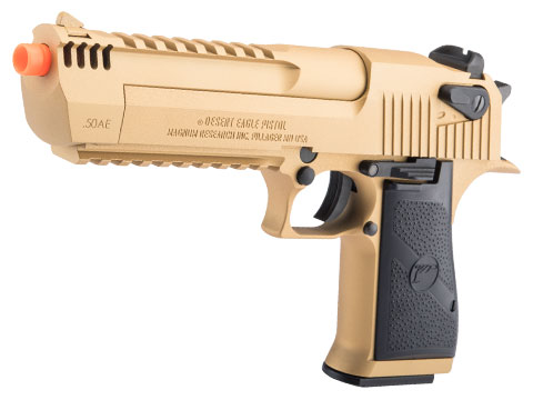 Cybergun x Desert Eagle L6 .50AE Full Metal Gas Blowback Airsoft Pistol w/ Custom Cerakote Finish (Color: Gold)