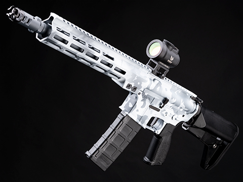 EMG x LanTac Custom Built LA-SF15 M-LOK Airsoft AEG Rifle w/ Custom Cerakote by HillBilly 223 (Color: Alpine / SBR)