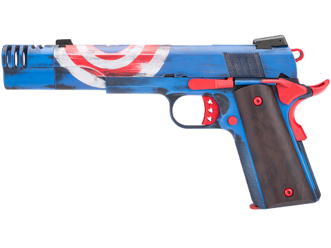 AW Custom NE31 “Hitman” Series 1911 Gas Blowback Pistol w/ Custom Cerakote (Color: Ultimate Patriot)