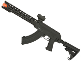 Evike Custom “AK Hybrid” Full Metal AK47 Airsoft AEG with 12.5″ MOTS Breacher Keymod Rail