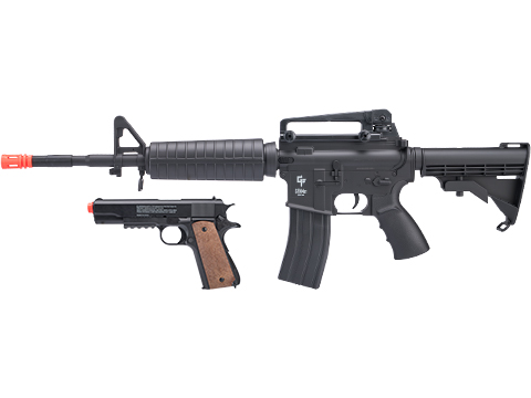 Game Face Defender Strike M4 LPAEG Kit w/ Spring Powered Pistol