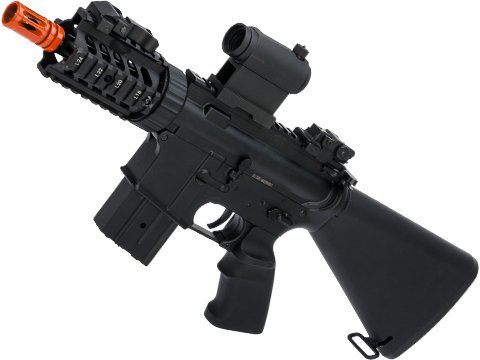 Golden Eagle Li-poly Ready Stubby CQB M4 Airsoft AEG w/ Reinforced Black Metal Gearbox