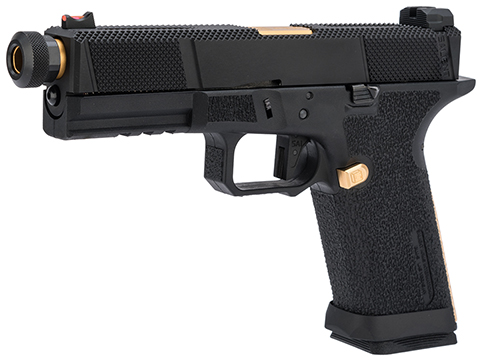 EMG x Salient Arms International BLU w/ Salient Arms Utility Slide and Gold Barrel