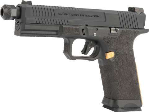 EMG x Salient Arms International BLU Airsoft Training Weapon w/ Custom Laser Stippled G&P Frame Installed