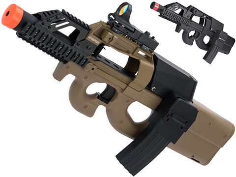 Evike.com Custom P90 Terminator Airsoft AEG w/ Box Mag