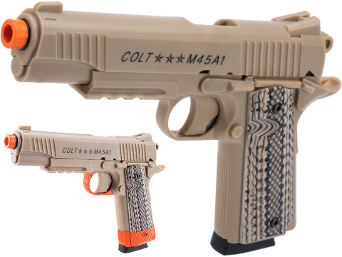 SoftAir x Colt M45A1 CO2 Powered Non-Blowback Airsoft Gas Pistol