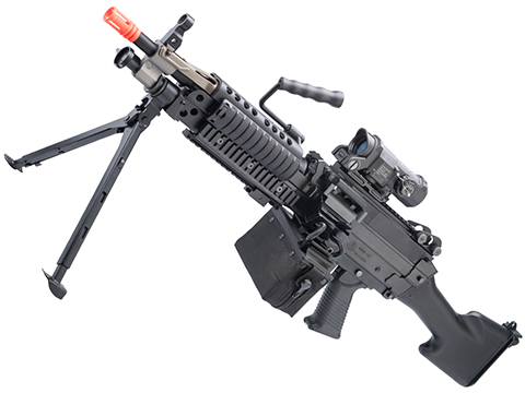 Cybergun x FN MK46M SAW Airsoft AEG Light Machine Gun – A&K