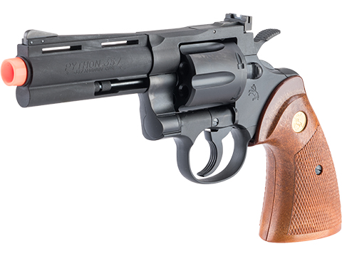 Tanaka Colt Python .357 Gas Powered Airsoft Revolver (Model: 4″ R-Model / Black Finish)