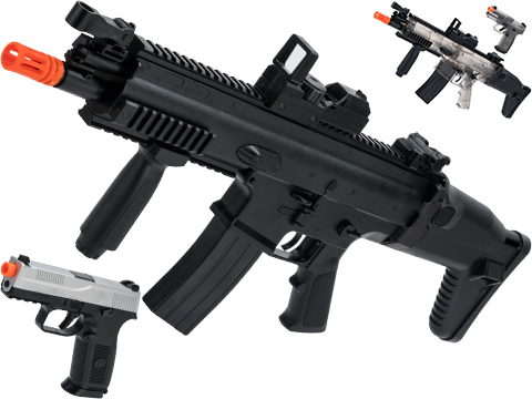Cybergun x FN SCAR® L Airsoft AEG and FNS-9 Pistol Starter Kit