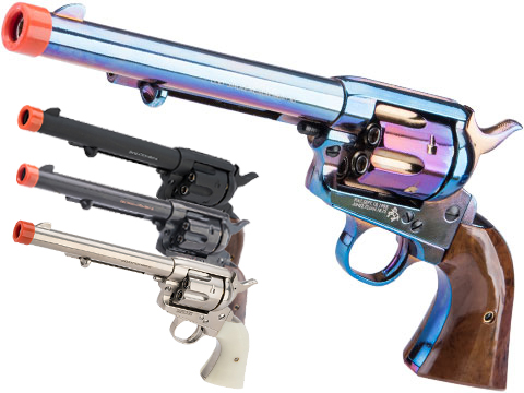 Cybergun x Colt SAA .45 Peacemaker Gas Powered Airsoft Revolver – King Arms