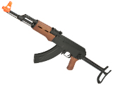 CYMA Sport AK47S Under-Folding Airsoft AK47 AEG Rifle – Simulated Wood Furniture (Package: Gun Only)