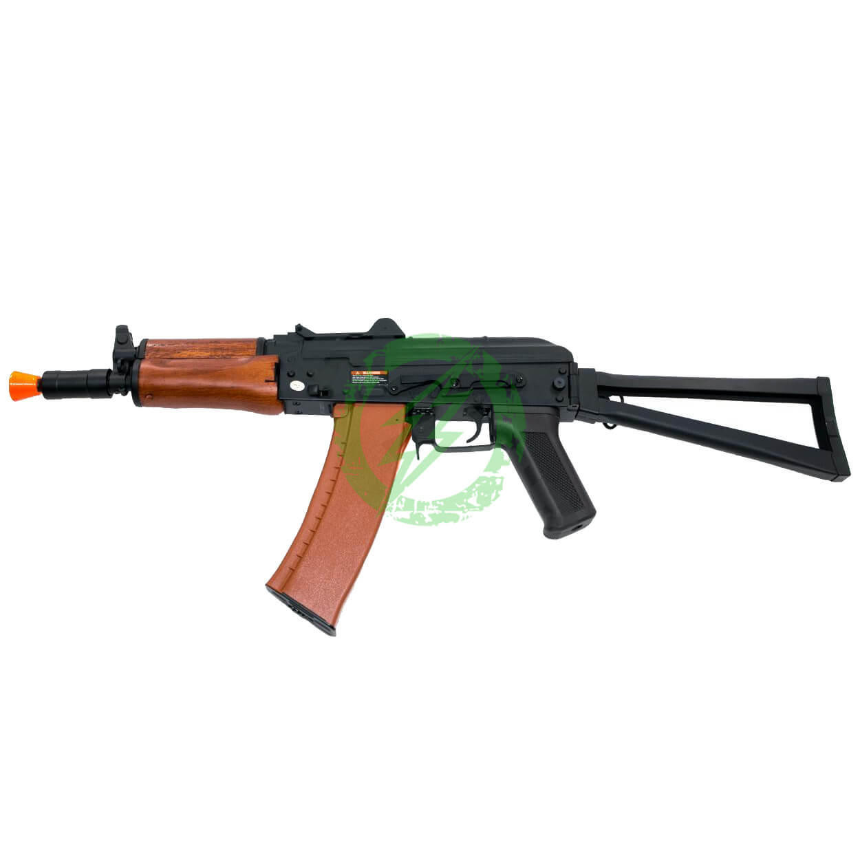 CYMA CM035A Full Metal AKS-74U with Folding Stock | Wood Furniture