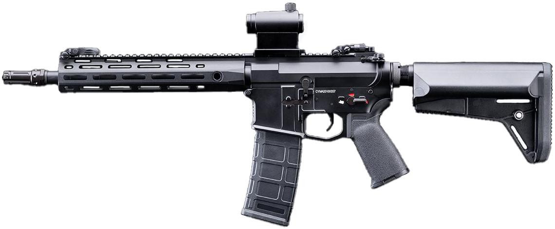 CYMA Platinum M4 QBS 10″ M-LOK AEG Airsoft Rifle, Black
