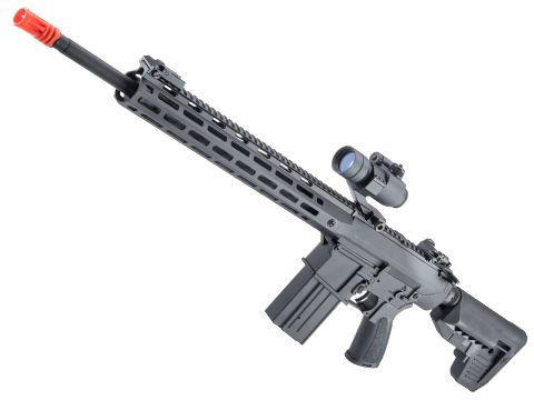 Double Bell Full Metal Precision SR-25 Airsoft AEG Rifle w/ 15″ M-LOK Handguard