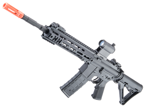 Double Bell Full Metal M4 Airsoft AEG Rifle w/ 9.5″ M-LOK Handguard (Color: Black)