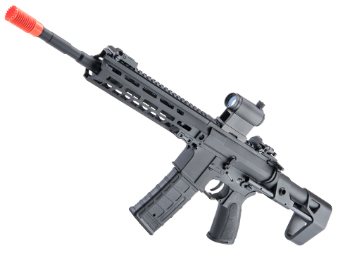 Double Bell Full Metal M4 Airsoft AEG PDW Rifle w/ 9.5″ M-LOK Handguard (Color: Black)