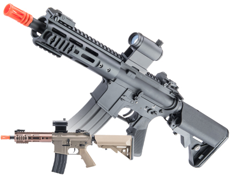 Double Bell Full Metal AR15 M4 SR-30 Airsoft AEG Rifle w/ 7.25″ M-LOK Handguard
