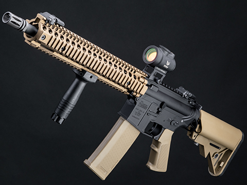 EMG Helios x Daniel Defense DDM4A1 Carbine EDGE Airsoft AEG Rifle w/ GATE X-ASR MOSFET – Specna Arms (Color: Chaos Bronze)