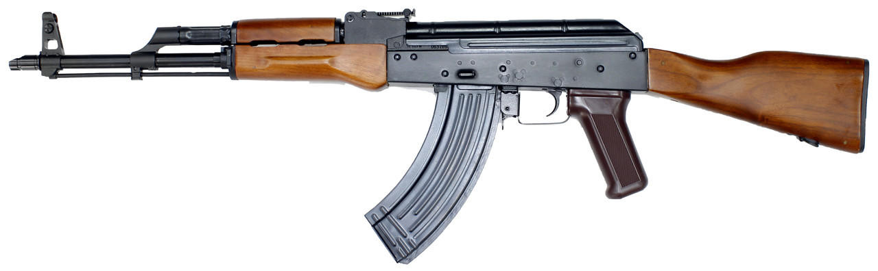 E&L Airsoft New Essential Version AKM Airsoft AEG Rifle w/ Real Wood Furniture, Black