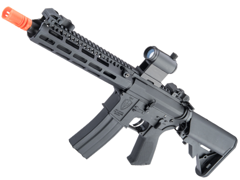 E&C Airsoft M4 Striker Airsoft AEG Rifle w/ M-LOK Hand Guard (Color: Black / 9″)