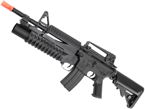 Cybergun x Colt M4A1 AEG Airsoft Rifle w/ M203 40mm Grenade Launcher – E&C