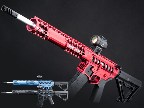 EMG x F1 UDR-15 Skeletonized AR-15 eSilverEdge Airsoft AEG Rifle w/ C7M M-LOK Handguard