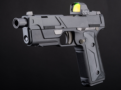 EMG x Hudson H9 Gas Blowback Airsoft Parallel Training Weapon w/ CNC Aeroknox Slide and Grip Set