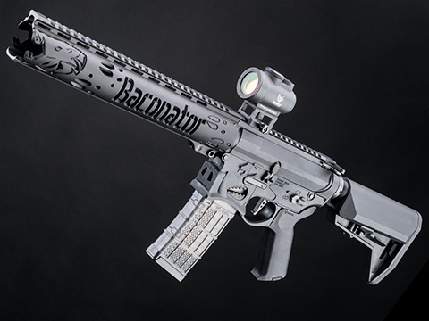 EMG x Sharps Bros Custom Built “Baconator” M4 Airsoft AEG Rifle (Model: Black / 12″ RIS)