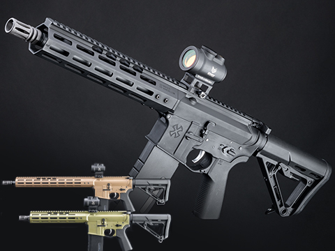 EMG Noveske Licensed Chainsaw M4 Airsoft AEG Rifle w/ EDGE II Gearbox & NSR Gen4 RIS (Black / 9.75″ RIS)