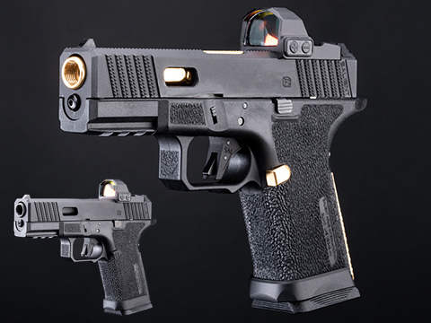 EMG x SAI BLU Compact Gas Blowback Airsoft Pistol w/ EMG Tier One 2.0 RMR-Cut Slide