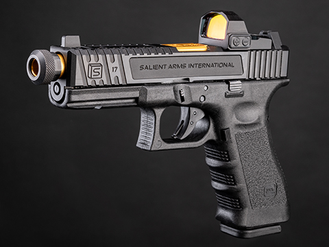 Elite Force x GLOCK 17 Gen. 3 Gas Blowback Airsoft Pistol w/ EMG x SAI “Tier 1” RMR Cut Slide Kit