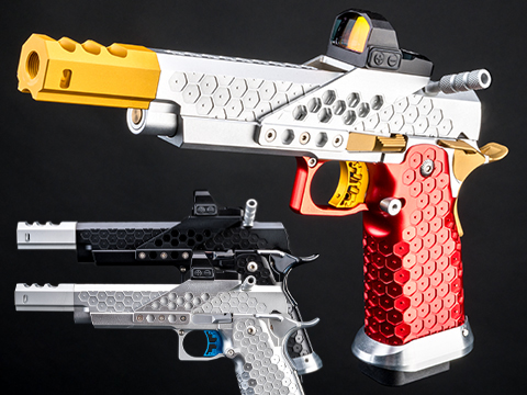 EMG Custom “Stella-X” 2011 Hi-CAPA Airsoft GBB Handgun w/ Compensator & Scope Mount