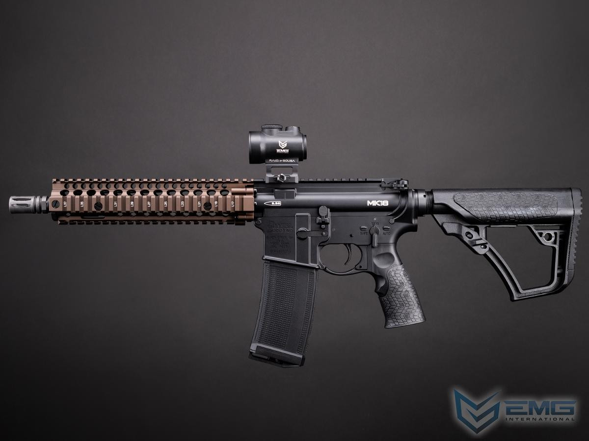 EMG x Daniel Defense DD M4 Gas Blowback Airsoft Rifle – Double Eagle (Model: MK18)