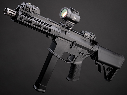 EMG x Angstadt Arms UDP-9 Pistol Caliber Carbine AEG with Battery and Charger (Color: Black / 7.5″)