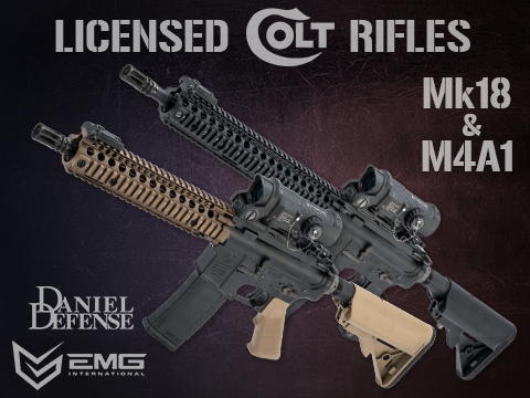 EMG x Colt Custom Built M4 SOPMOD Block 2 Airsoft AEG Rifle w/ Daniel Defense Rail System