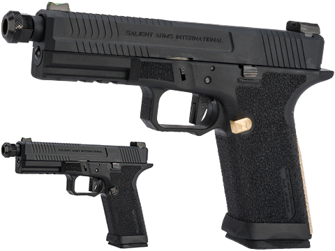 EMG x Salient Arms International BLU Standard Airsoft Training Weapon w/ Brass Backstrap and Magazine Release