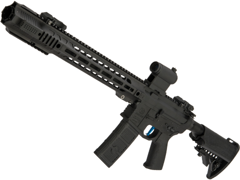 EMG x SAI GRY AR-15 AEG Training Rifle Custom Tuned by Evike Performance Shop (Configuration: Carbine / Black / Black Export Furniture / 365 FPS)