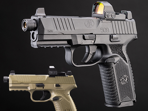 EMG x FN® 509 Gas Blowback Airsoft Pistol – Cybergun