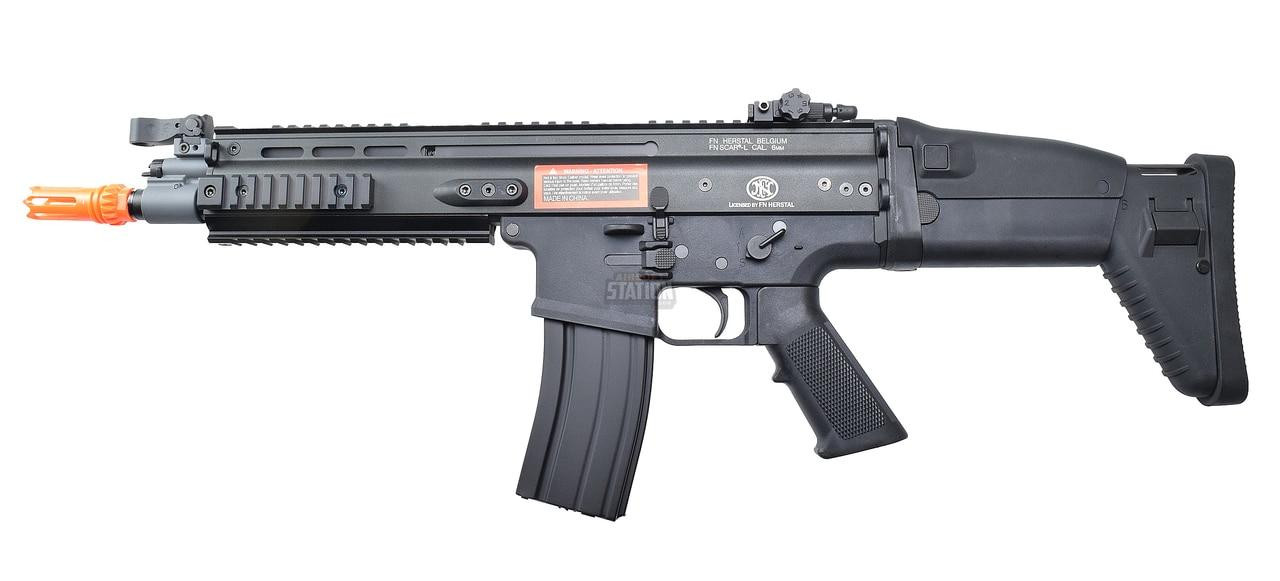 FN Herstal SCAR-L Airsoft Metal/Polymer AEG Rifle, Black