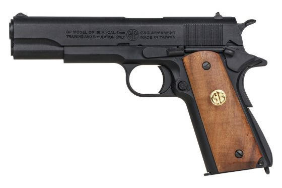 G&G GPM1911-P GP2 Gas Airsoft Pistol, Black