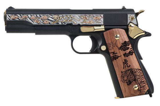 G&G GPM1911 Year Of Tiger Limited Version (US) Airsoft Pistol, Black/Gold