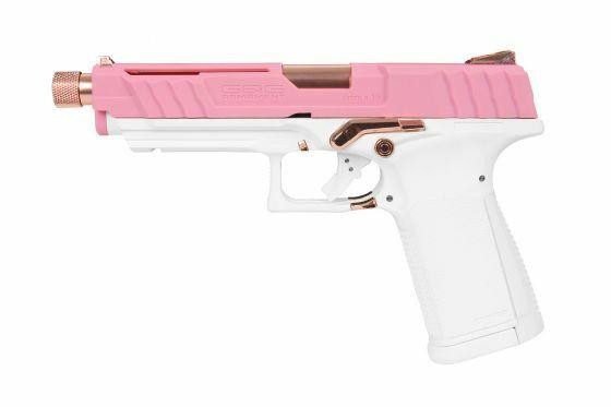 GandG GTP9 Gas Blow Back Airsoft Pistol, Rose Gold