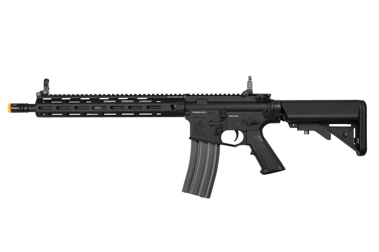 GandG Knights Armament SR-15 E3 MOD2 M-LOK AEG Airsoft Rifle, Black