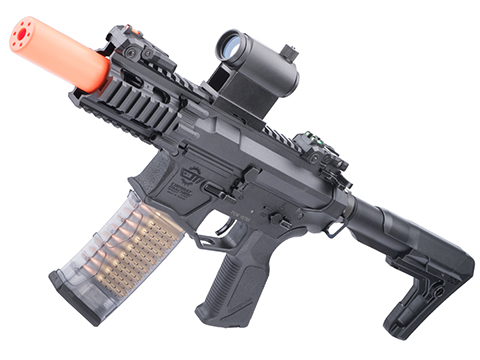 G&G Combat Machine CM16 GMS SBR Airsoft M4 AEG Rifle w/ GATE ASTER SE ETU