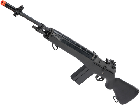 G&G M14 Full Size Airsoft AEG Rifle (Package: Black / Add 8.4v 1600mAh Battery + Charger + BBs)