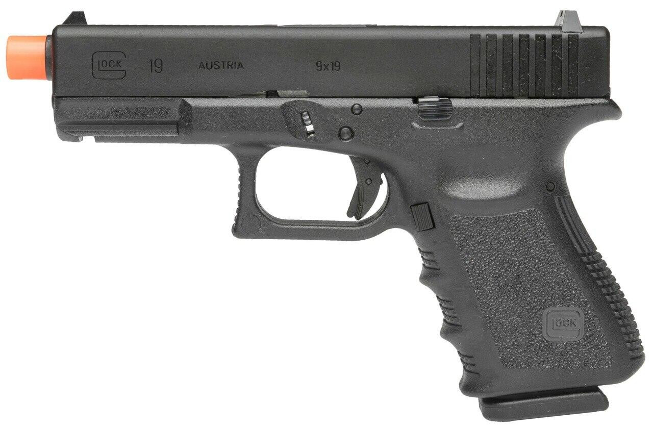 GLOCK Gen 3 G19 Gas Blowback Airsoft Pistol, Black