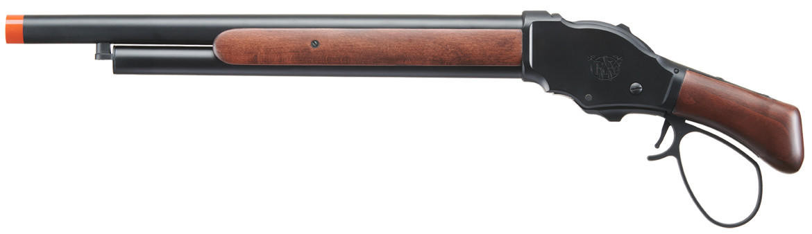 Golden Eagle 1887 Wide Lever Action Gas Powered Airsoft Shotgun, Black
