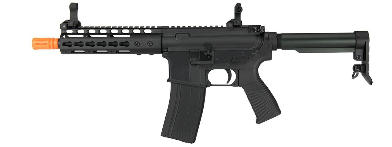 Golden Eagle Elite Series 7 Keymod CQB Gas Blowback Airsoft Rifle, Black