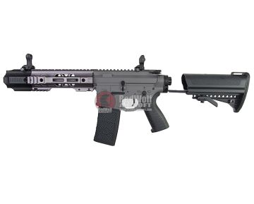 EMG Salient Arms Licensed GRY AR15 (M4) CQB (HPA) – Gray (by G&P)