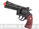 UHC Cobra Gas Revolver (Length: 4″ / Black with Imitation Wood Grips)